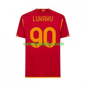 Camisolas de futebol AS Roma Romelu Lukaku 90 Equipamento Principal 2023/24 Manga Curta